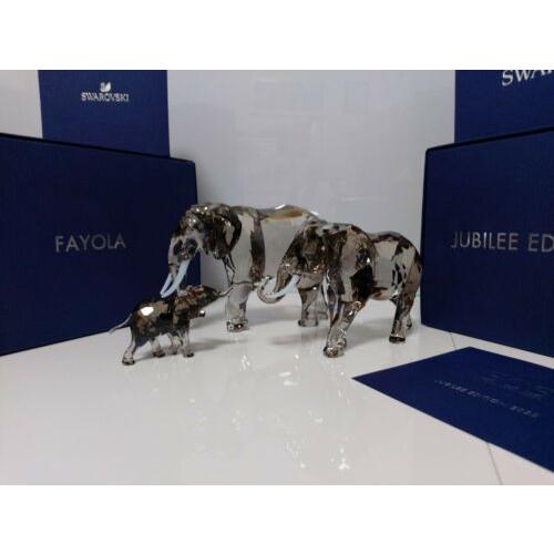 スワロフスキー Swarovski 置物 SCS Elegance of Africa 2022年度限定作品 ゾウ Fayola 5604555の画像