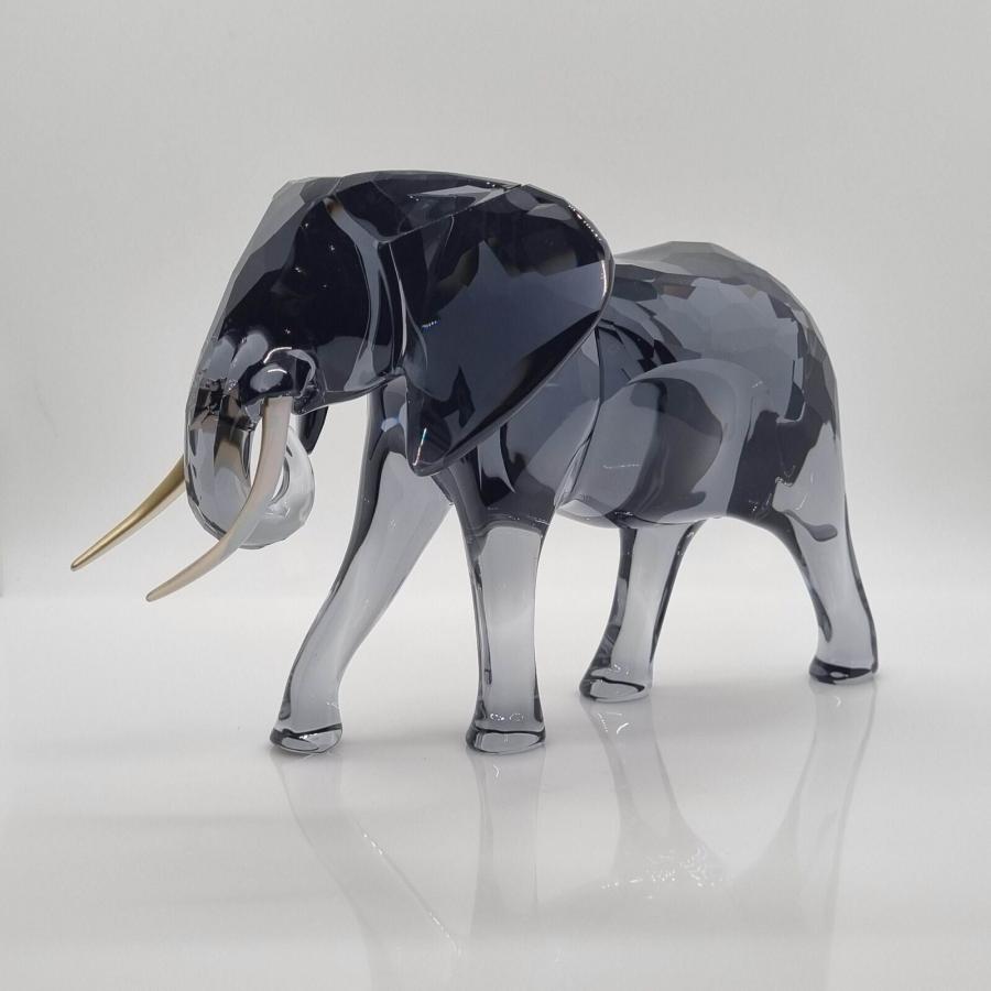 スワロフスキー　 置物　ゾウ SWAROVSKI スワロフスキー Swarovski Elegance of Africa 雄ゾウ