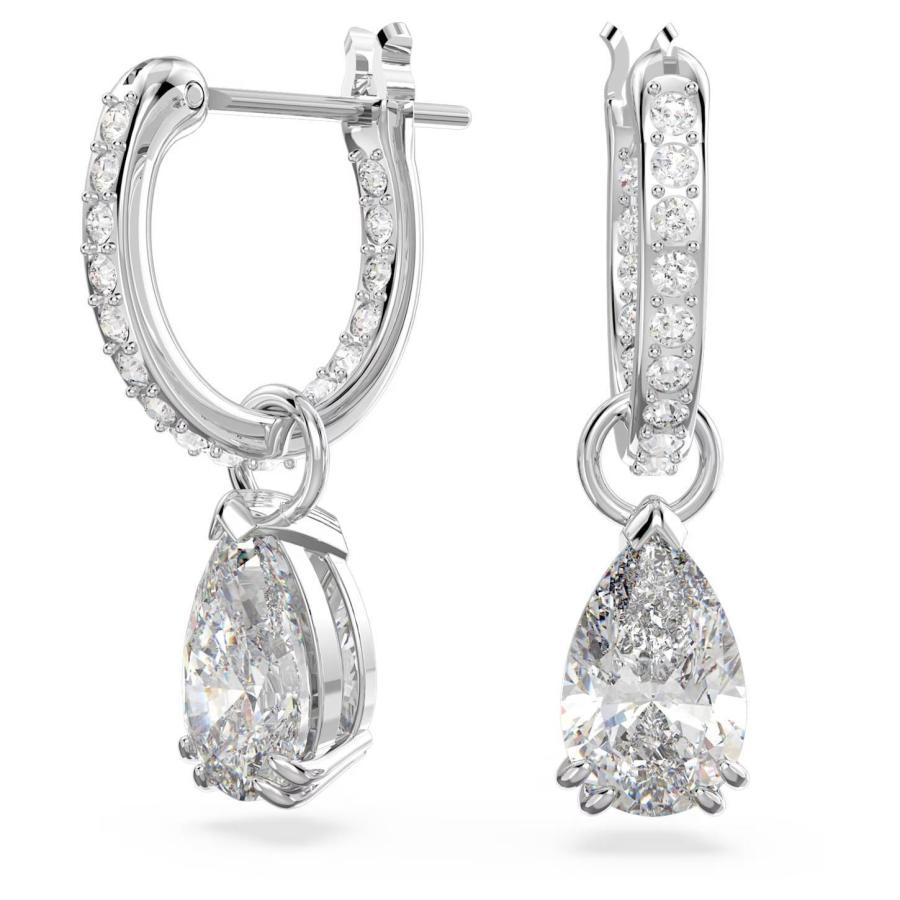 SWAROVSKI（スワロフスキー） しずく型 Millenia フープピアス ペア 