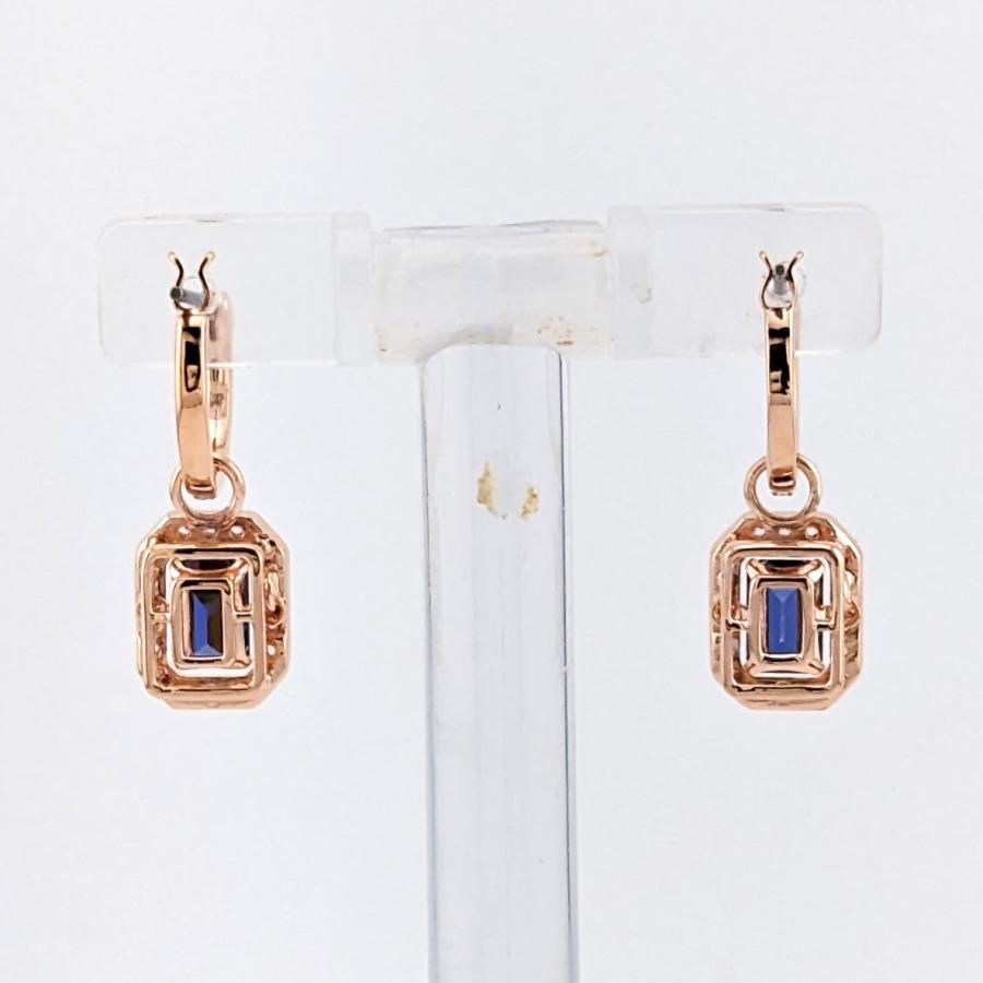 SWAROVSKI（スワロフスキー） ブルー Millenia ドロップピアス ローズ