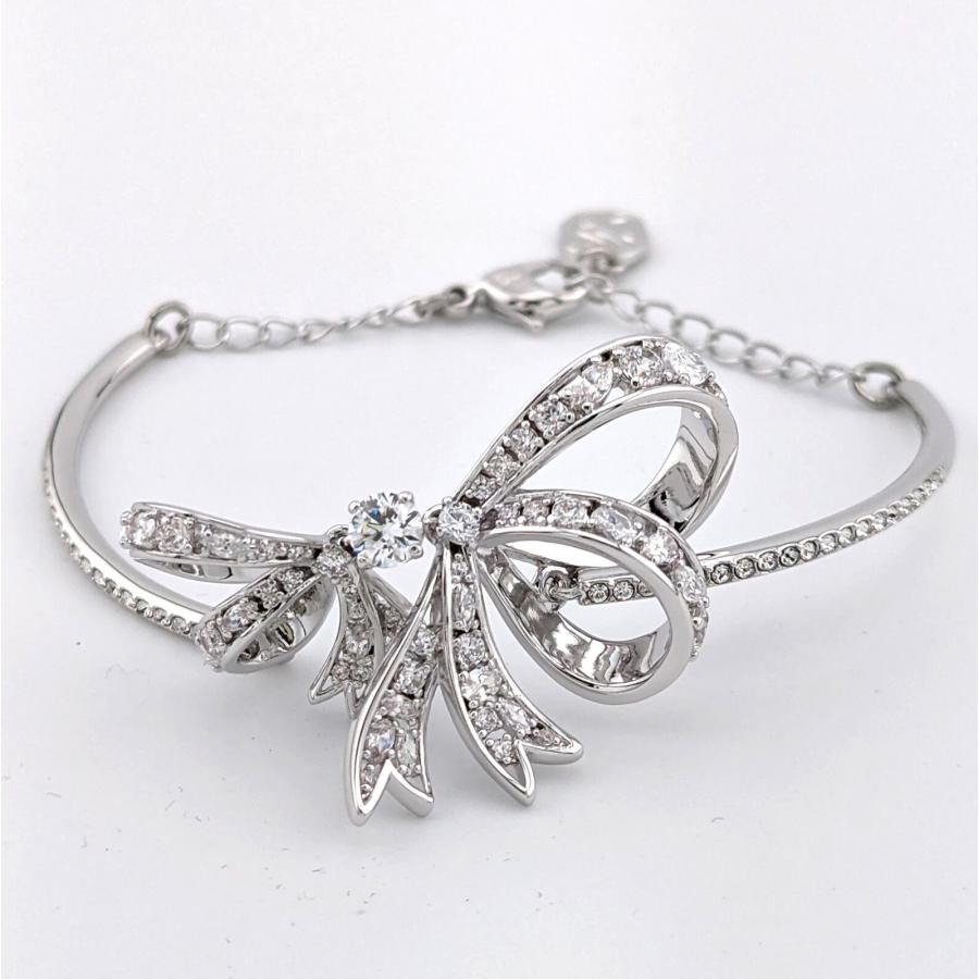 SWAROVSKI Swarovski Hard Volta Bracelet Silver Bow Crystal SWAROVSKI Swarovski Hard Volta Bracelet Silver Bow Crystal
