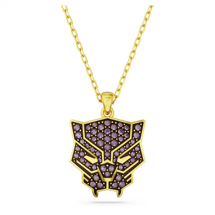 SWAROVSKI スワロフスキー Swarovski クロヒョウ パープル