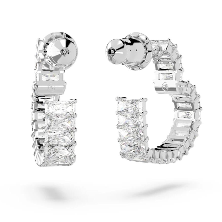 SWAROVSKI スワロフスキー Swarovski Matrix フープピアス