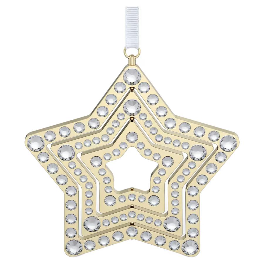 美品 SWAROVSKI クリスマス オーナメント 星　スター クリスタル SWAROVSKI（スワロフスキー） クリスマス Holiday Magicスター