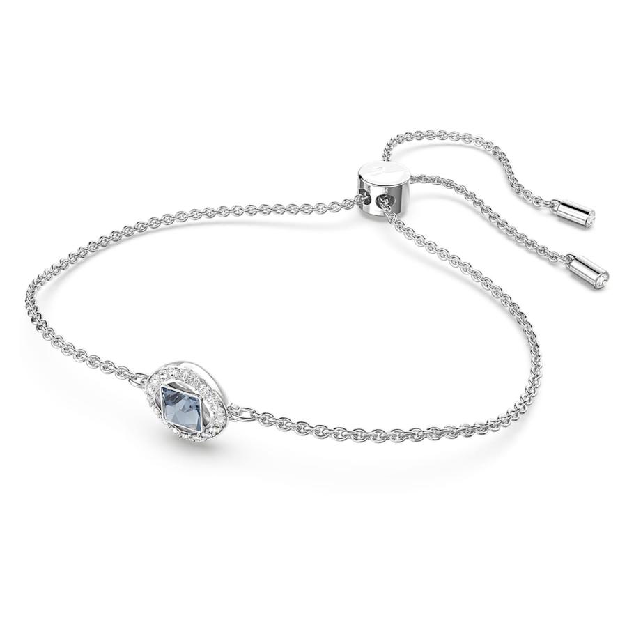Swarovski ブルー Angelic ブレスレット ロジウム・プレーティング 