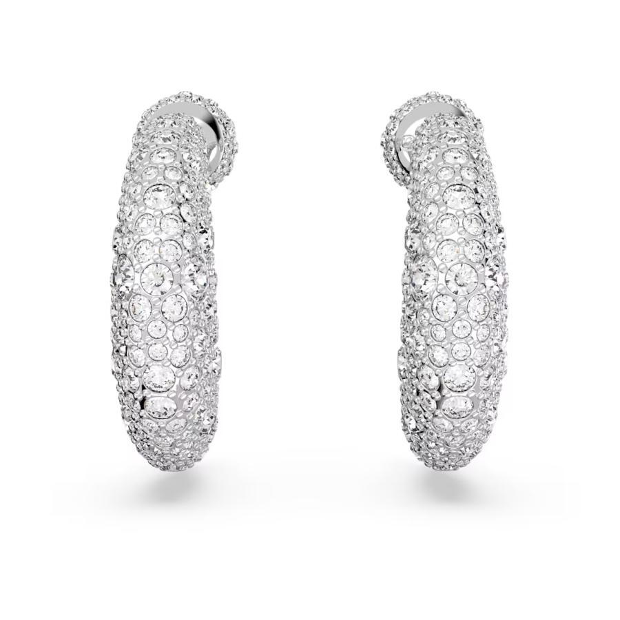 SWAROVSKI（スワロフスキー） 月 Luna ドロップピアス ロジウム