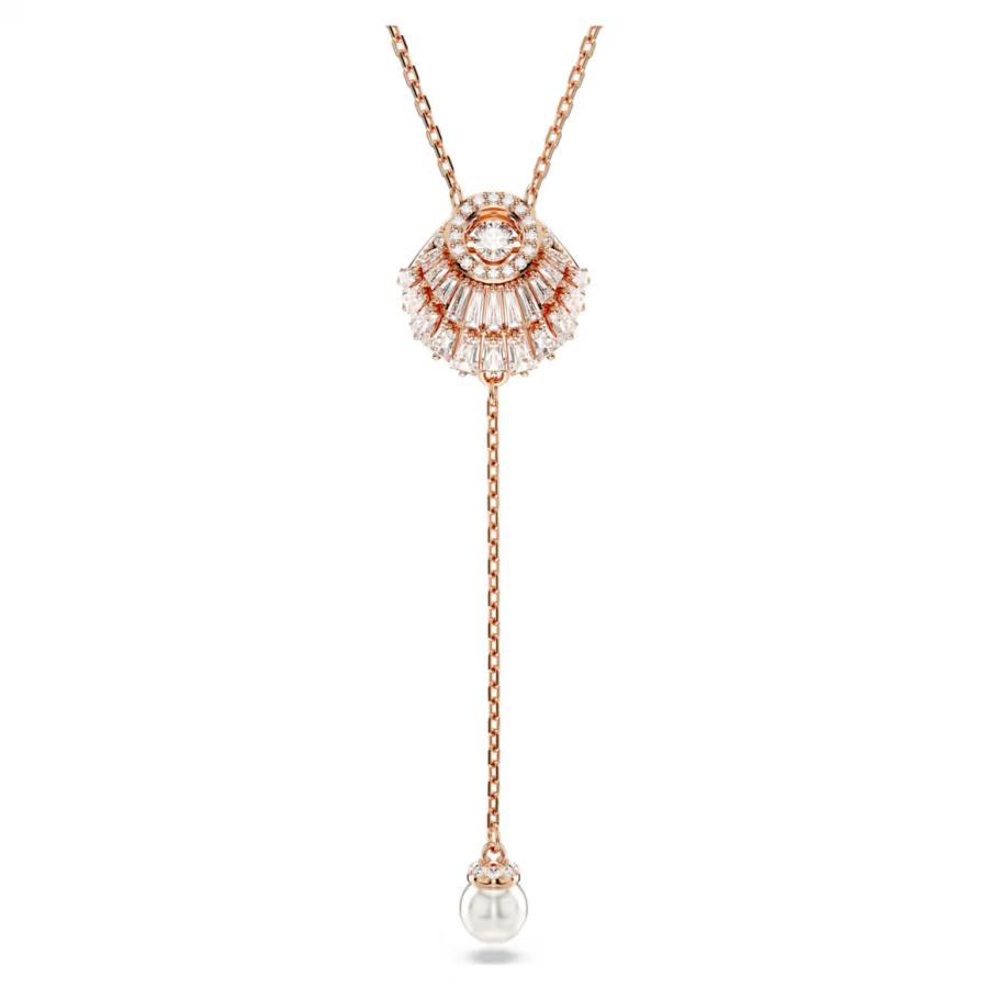SWAROVSKI スワロフスキー Swarovski パール 貝 シェル Idyllia Yペンダント ローズゴールドトーン 5680299 ...