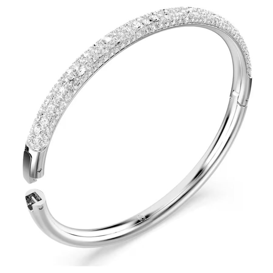SWAROVSKI（スワロフスキー） スノーパヴェ Sublima バングル ロジウム 