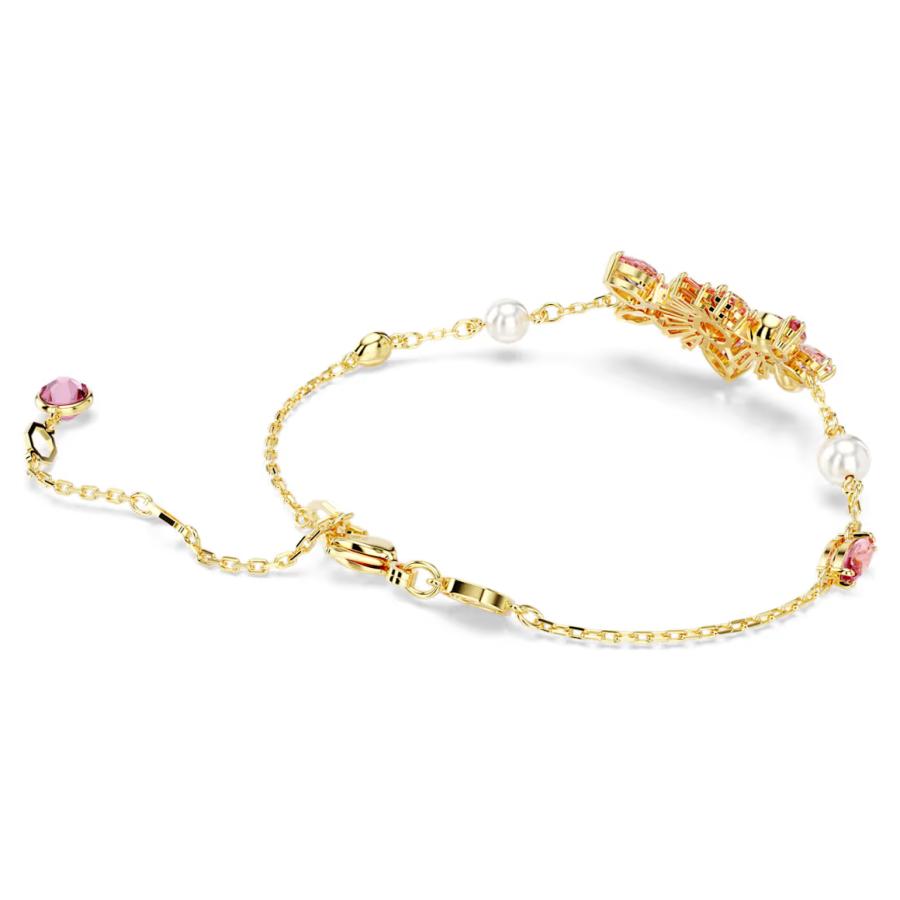 SWAROVSKI（スワロフスキー） フラワー 花 ピンク Gema ブレスレット