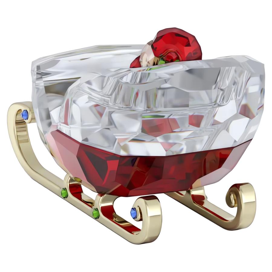 スワロフスキー Swarovski 置物 クリスマス Holiday Cheers そり 5701508_2