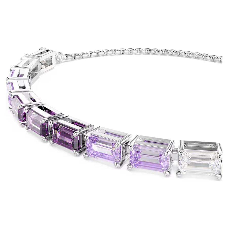 SWAROVSKI（スワロフスキー） パープル Matrix ブレスレット ロジウム 