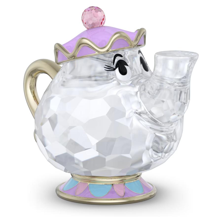 Disney ディズニー ティーポット 美女と野獣 スワロフスキー SWAROVSKI（スワロフスキー） 置物 美女と野獣 Mrs. Potts 5714992