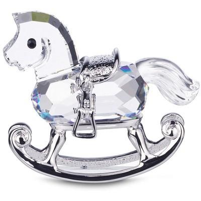 【SWAROVSKI】スワロフスキー廃盤品　ロッキングホースゴールドコーティング スワロフスキー Swarovski 廃盤品 『ロッキングホース, ロジウム