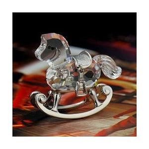 【SWAROVSKI】スワロフスキー廃盤品　ロッキングホースゴールドコーティング スワロフスキー Swarovski 廃盤品 『ロッキングホース, ロジウム