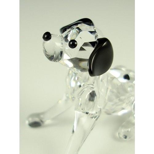 スワロフスキー　ダルメシアン　パピー （座り）　クリスタルフィギュリン　置物 スワロフスキー ダルメシアン パピー （座り） クリスタル