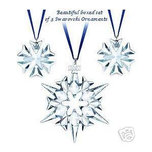 スワロフスキー　クリスマスオーナメント　2007　903409　　　❼ SWAROVSKI（スワロフスキー） 『2007 オーナメントセット』 903409