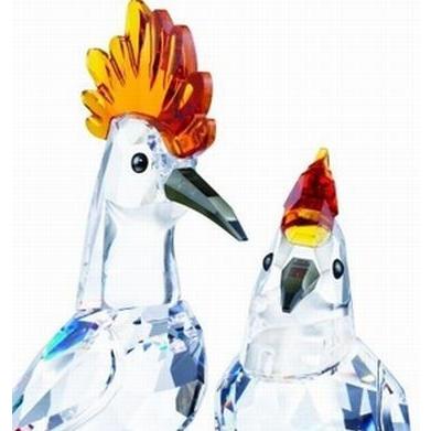 スワロフスキー　ヤツガシラ　鳥 スワロフスキー ヤツガシラ 鳥