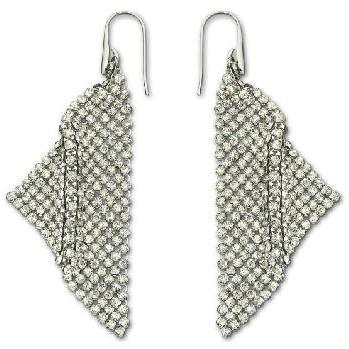 SWAROVSKI スワロフスキー Swarovski 『Fit Silver Shade ピアス