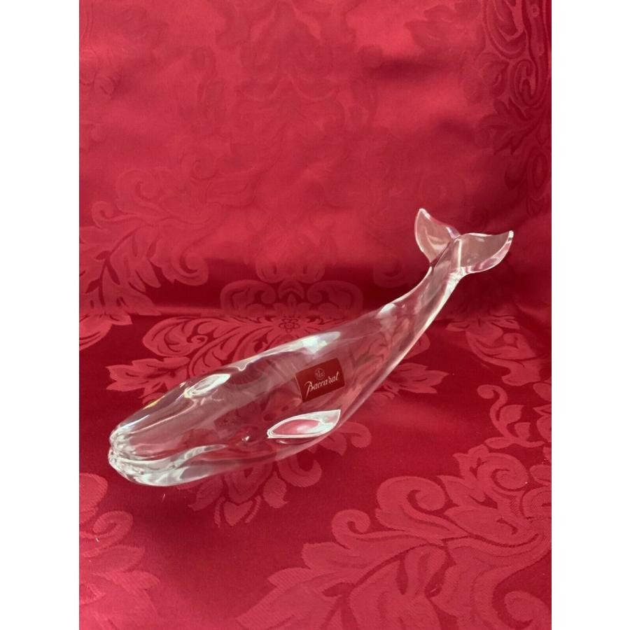 バカラ（Baccarat） 置物 ホエール くじら クリスタル フィギュリン