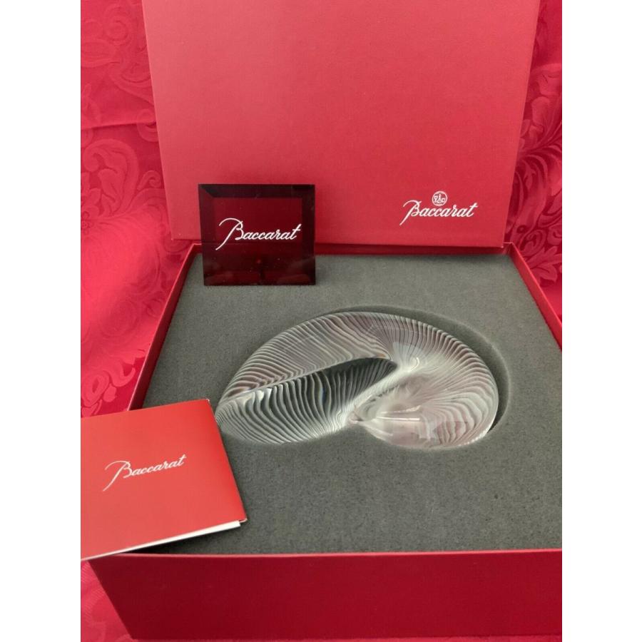 Baccarat バカラ シェル エスカルゴ 貝 フィギュリン クリスタル