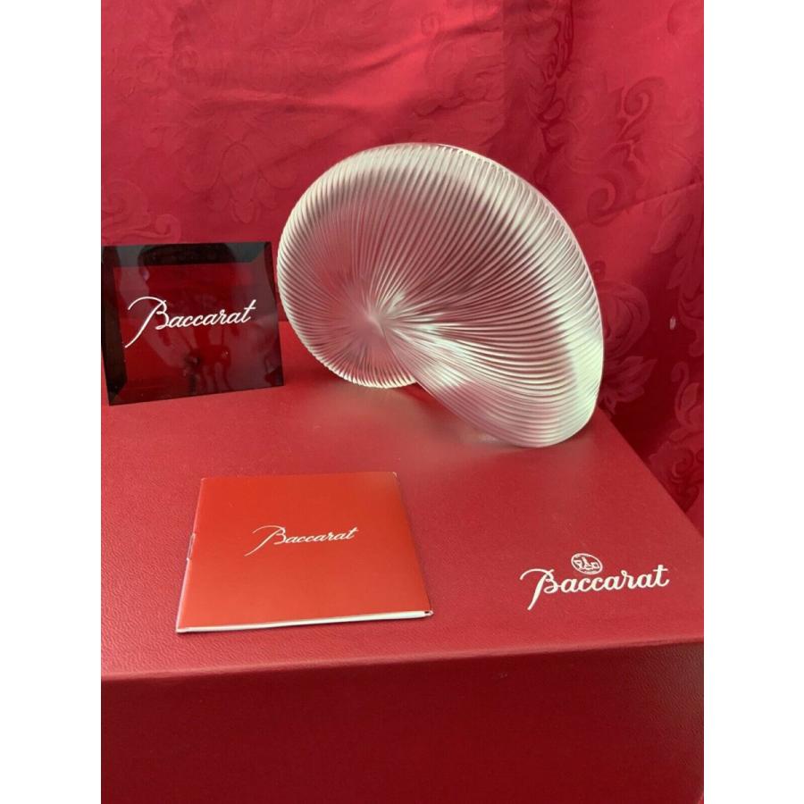Baccarat バカラ シェル エスカルゴ 貝 フィギュリン クリスタルの画像
