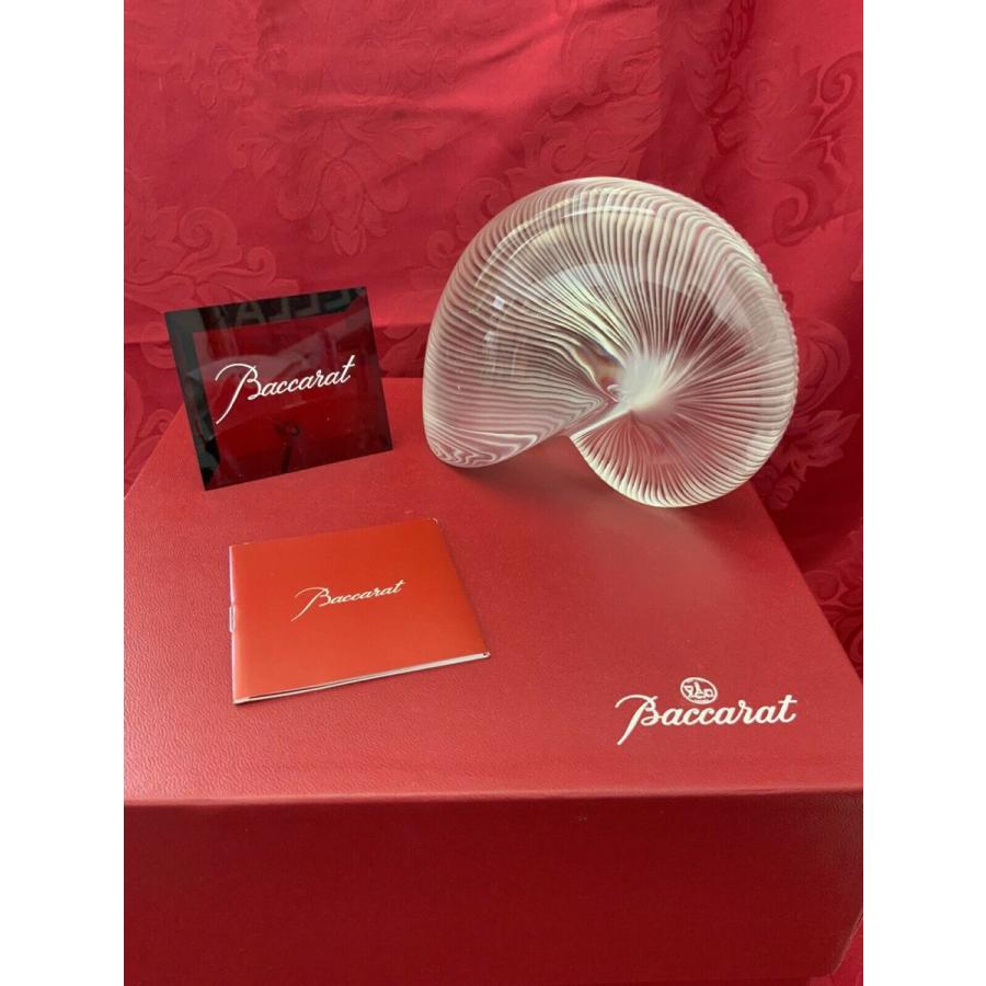 Baccarat バカラ シェル エスカルゴ 貝 フィギュリン クリスタルの画像
