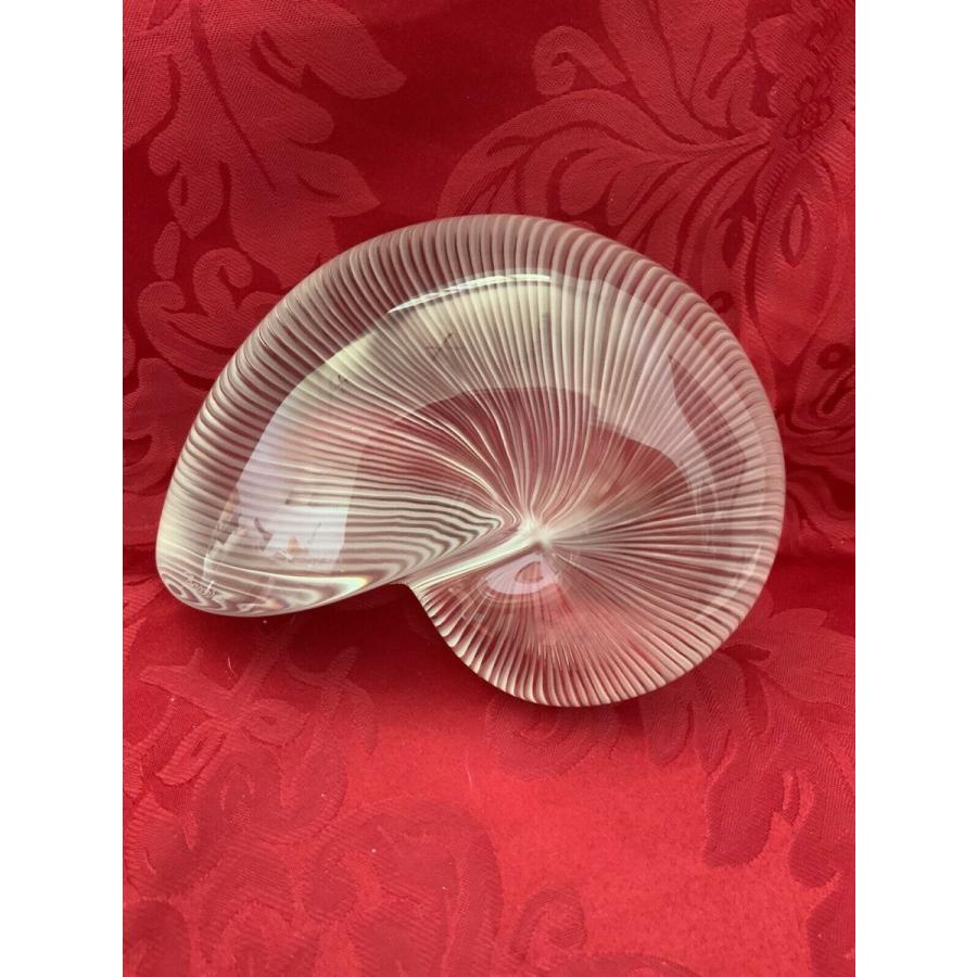 Baccarat バカラ シェル エスカルゴ 貝 フィギュリン クリスタルの画像