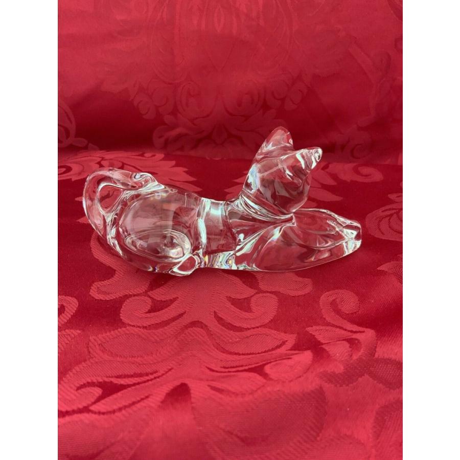 バカラ（Baccarat） キャット 猫 フィギュリン クリスタル