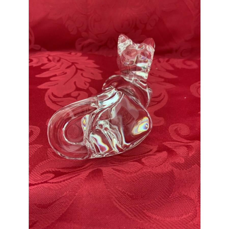 バカラ（Baccarat） キャット 猫 フィギュリン クリスタル