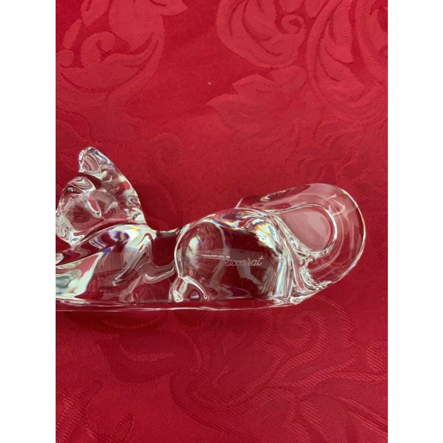 バカラ（Baccarat） キャット 猫 フィギュリン クリスタル