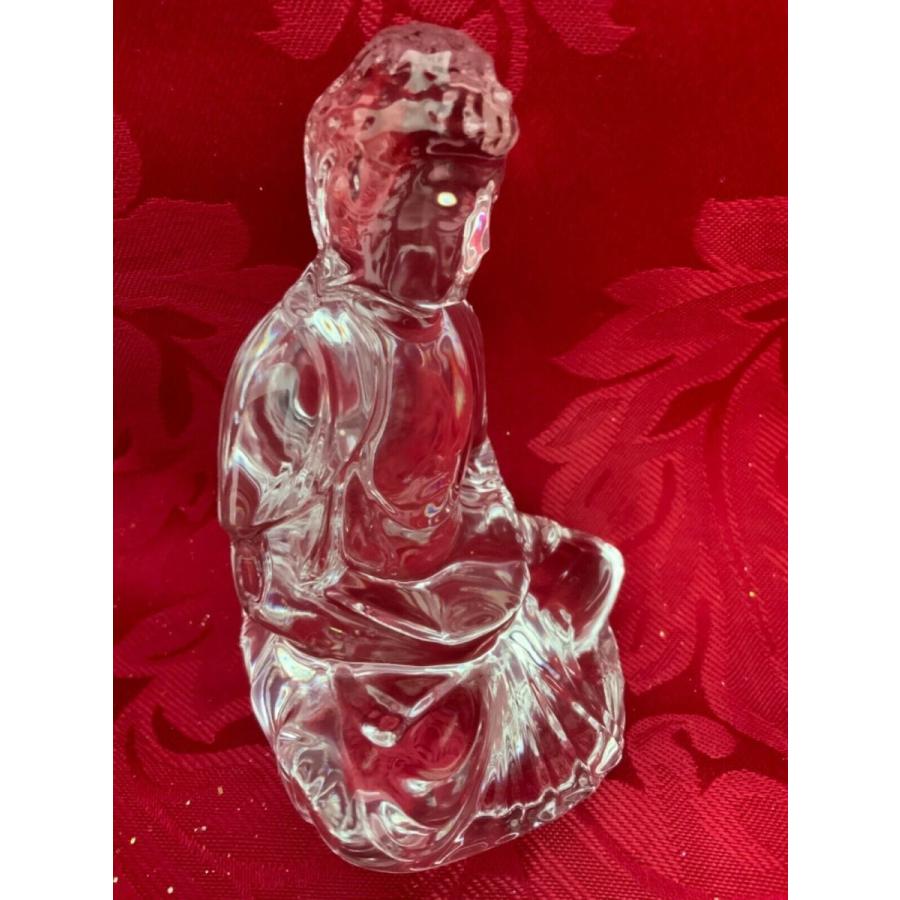 【美品✨】バカラ オーナメント クリスタル スケーティングサンタ フィギュリン バカラ フィギュリン ○ オウム オーナメント オブジェ 11cm 鳥