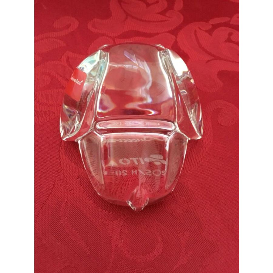 バカラ（Baccarat） 置物 ドッグ クリスタル フィギュリン