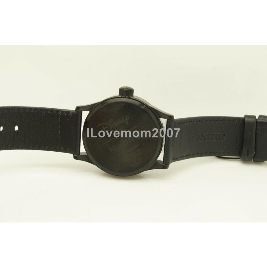 Nixon ニクソン ディズニー ミッキーマウス90周年記念 黒革時計 Nixon ニクソン ディズニー ミッキーマウス90周年記念 黒革時計