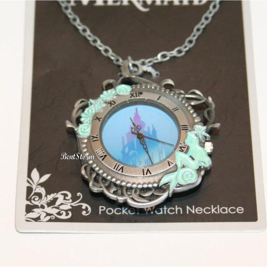 ディズニー リトルマーメイド アリエル トリトン城 ペンダントウォッチ