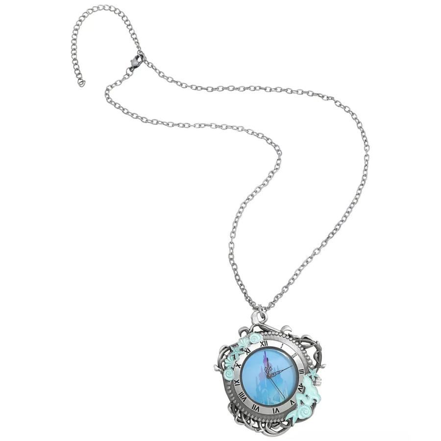 ディズニー リトルマーメイド アリエル トリトン城 ペンダントウォッチ