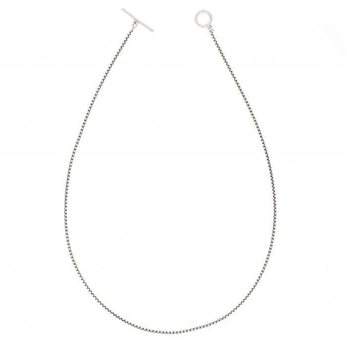 Philippe Audibert フィリップオーディベール　BUFORD MEN シルバーシンチェーン ネックレス