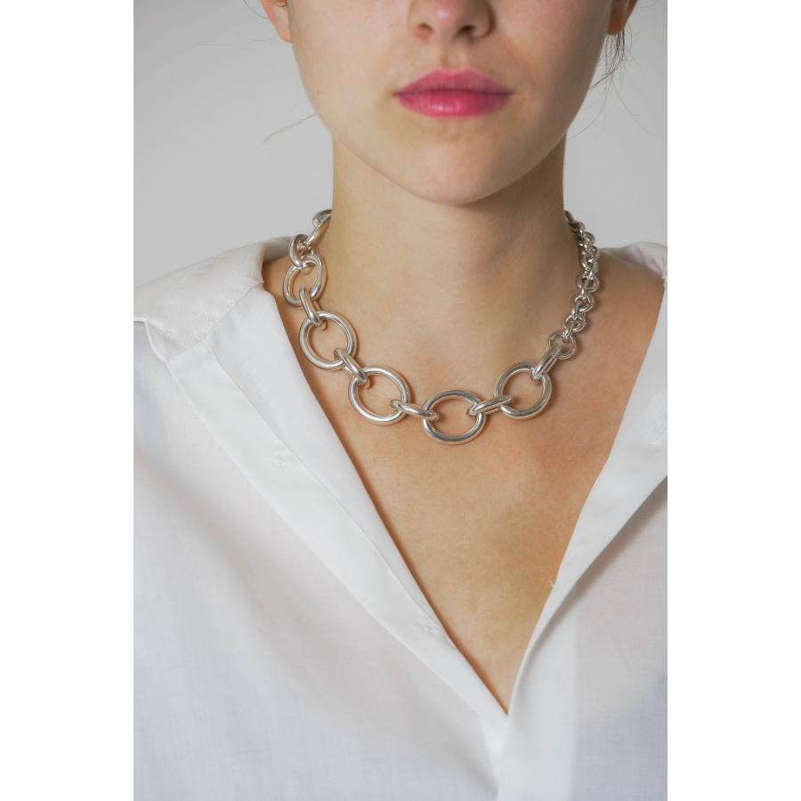 美品　フィリップオーディベール　シルバーゴールドチェーンネックレス　チョーカー Philippe Audibert フィリップオーディベール NECKLACE ヴィンテージ