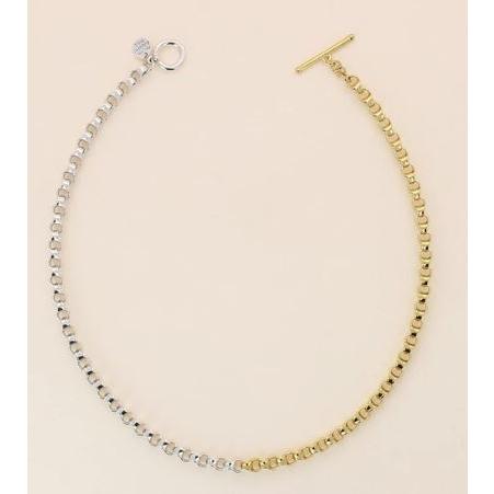 Philippe Audibert フィリップオーディベール NECKLACE VIRGIL シルバー＆ゴールド ネックレス