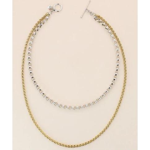 Philippe Audibert フィリップオーディベール NECKLACE VIRGIL DOUBLE ゴールド ネックレス