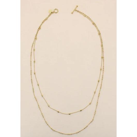 Philippe Audibert フィリップオーディベール LONG NECKLACE WALLAS ゴールド ネックレス