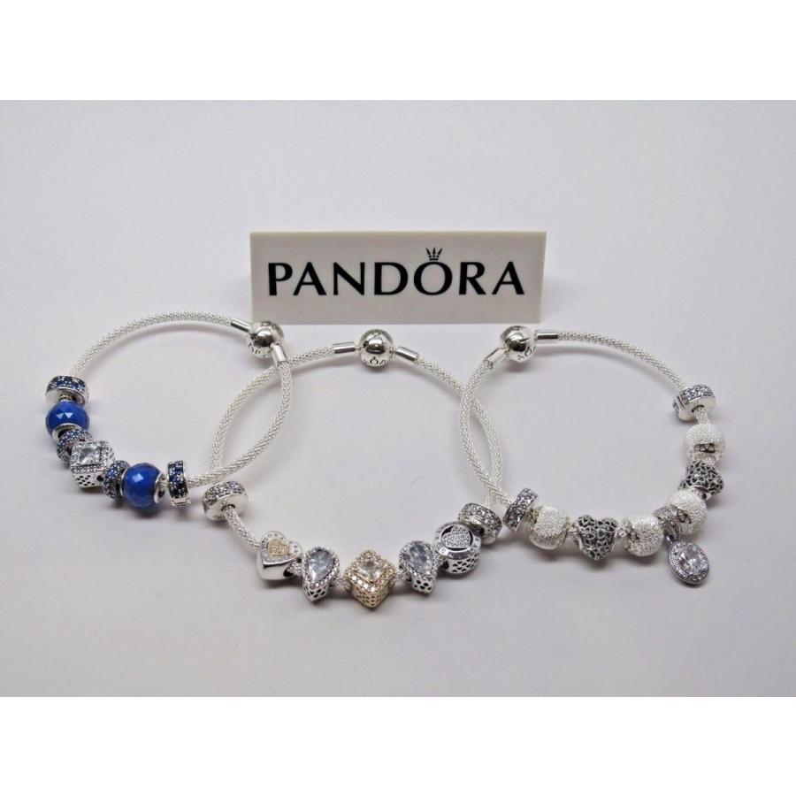 Pandora パンドラ ブレスレット Sterling Silver Mesh Bracelet 596543