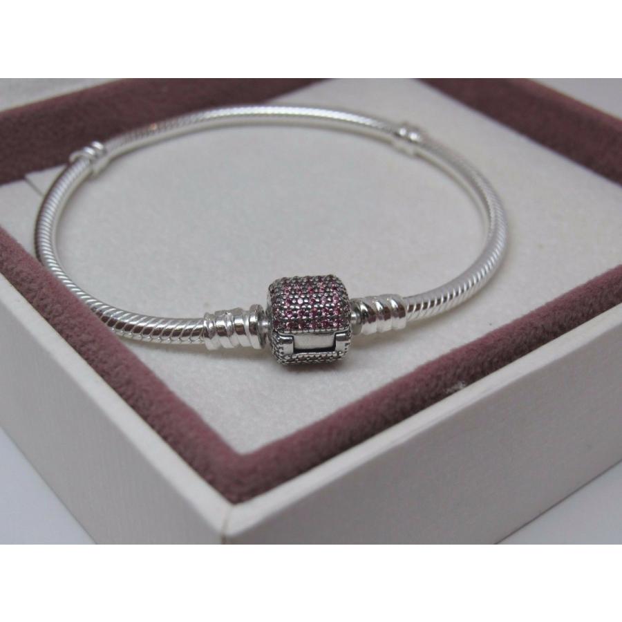 PANDORA Pandora パンドラ ブレスレット ピンク CZ パヴェ