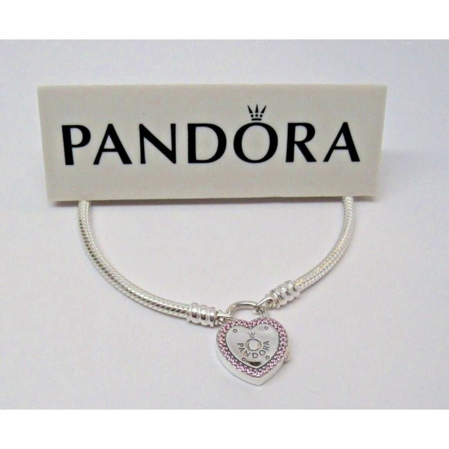 ✨️Pandora bracelet✨️パンドラブレスレット　ハート　heart PANDORA パンドラ ブレスレット Moments Heart & Snake Chain