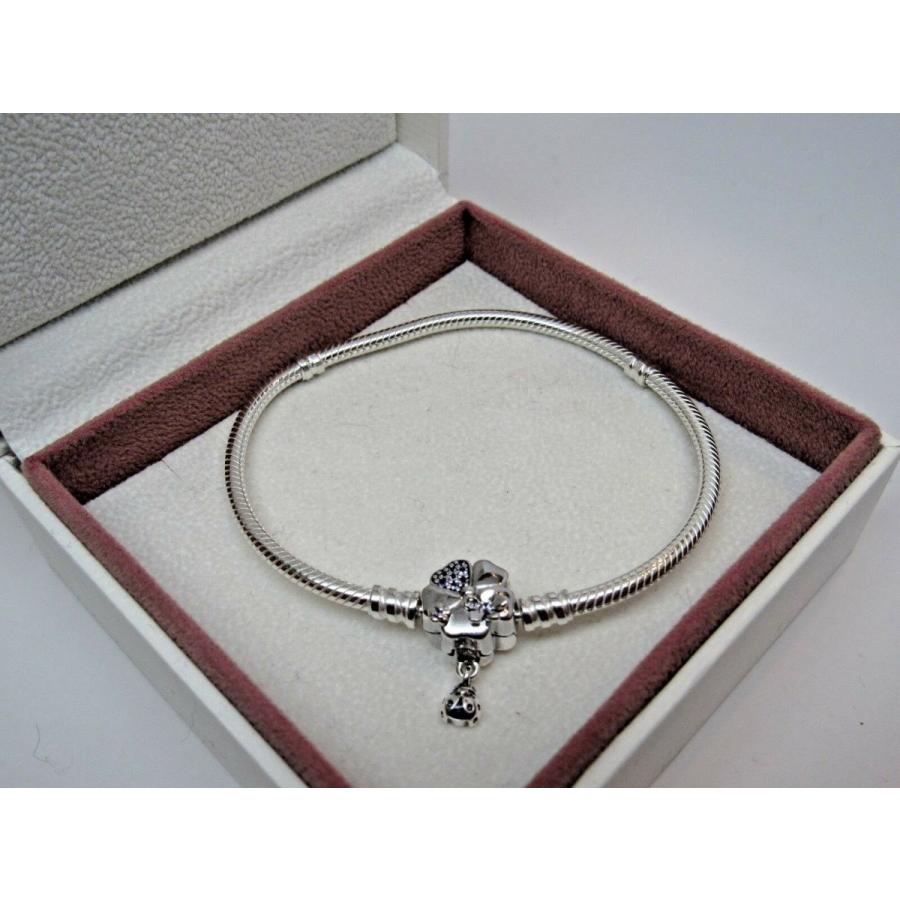箱付 PANDORA パンドラ ブレスレット ガーベラ 花 チャーム 箱付 PANDORA パンドラ ブレスレット ガーベラ 花 チャーム 箱付