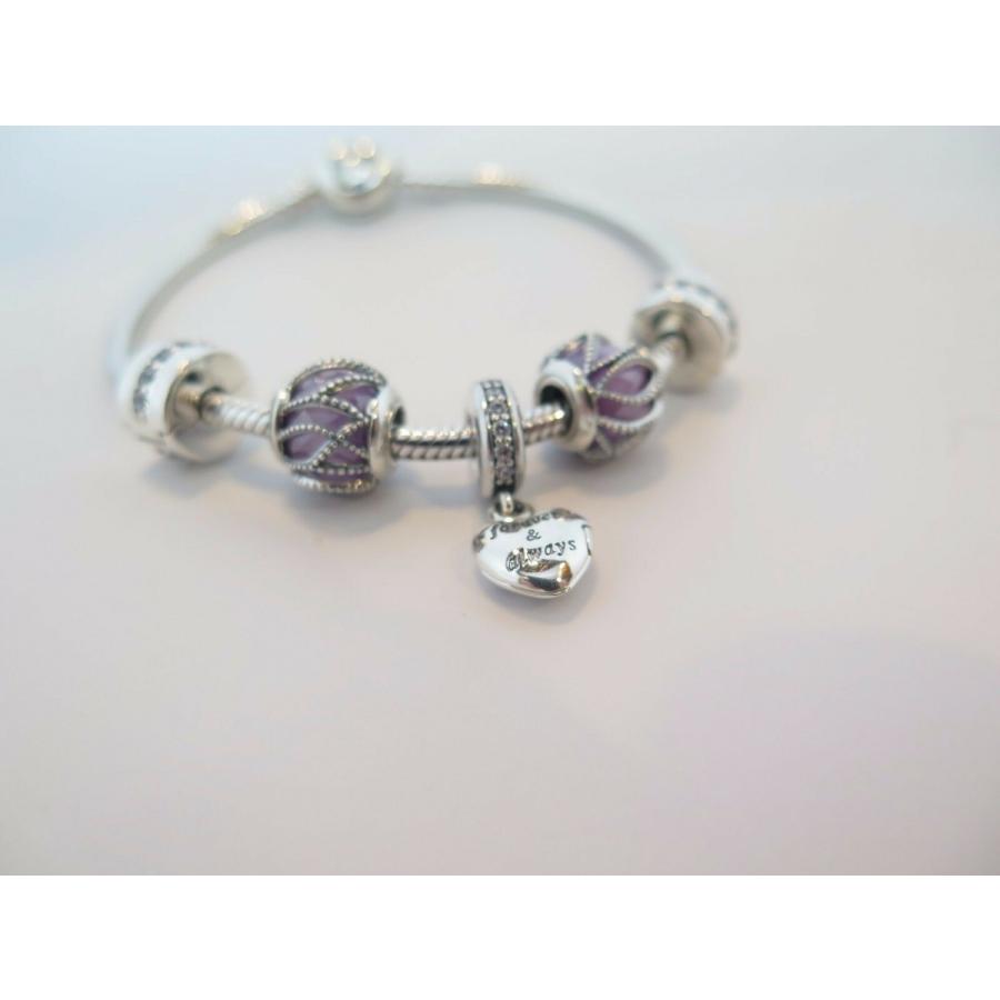 美品　パンドラ セレスティアル ハート クラスプ バングル　ブレスレット PANDORA □新品□未使用□ パンドラ Celestial Heart Clasp