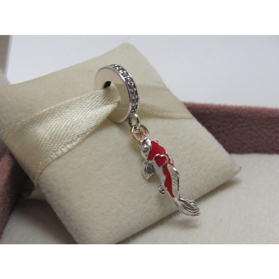 PANDORA（パンドラ） チャーム 鯉 ハート コイン Good Fortune Carp