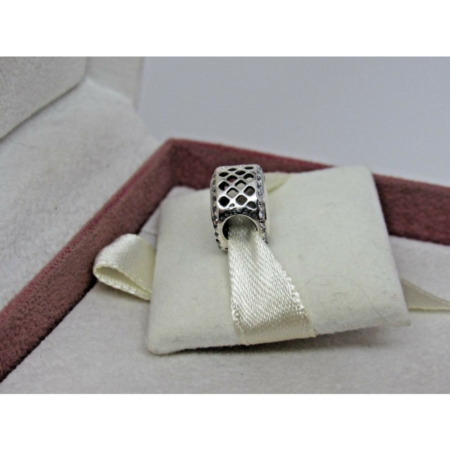 PANDORA（パンドラ） チャーム 青 カナダ エナメル Fleur De Lis