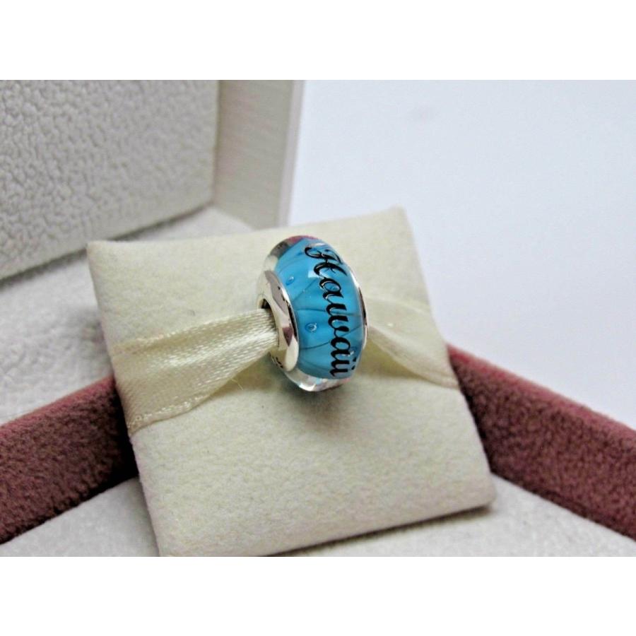 PANDORA（パンドラ） チャーム ハワイ シュノーケル フムムム ブルー