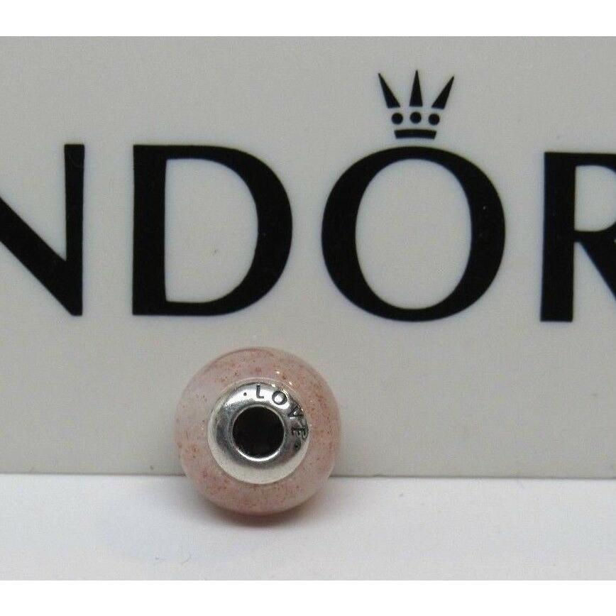 PANDORA（パンドラ） チャーム ピンク ムーンストーン LOVE Pink