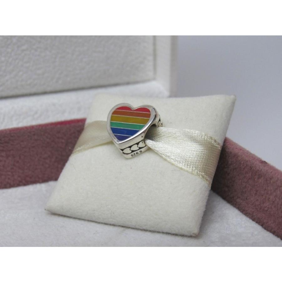 PANDORA（パンドラ） チャーム ハワイ レインボー ハート エナメル